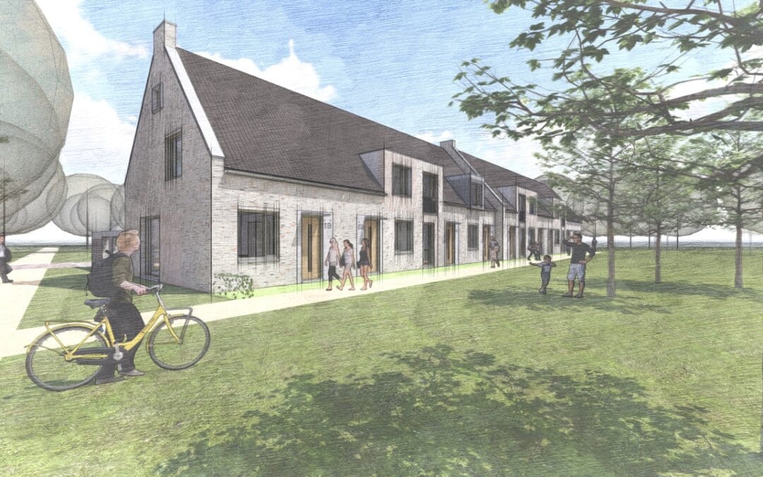 Huurwoningen Bosakker te Veldhoven in aanbouw