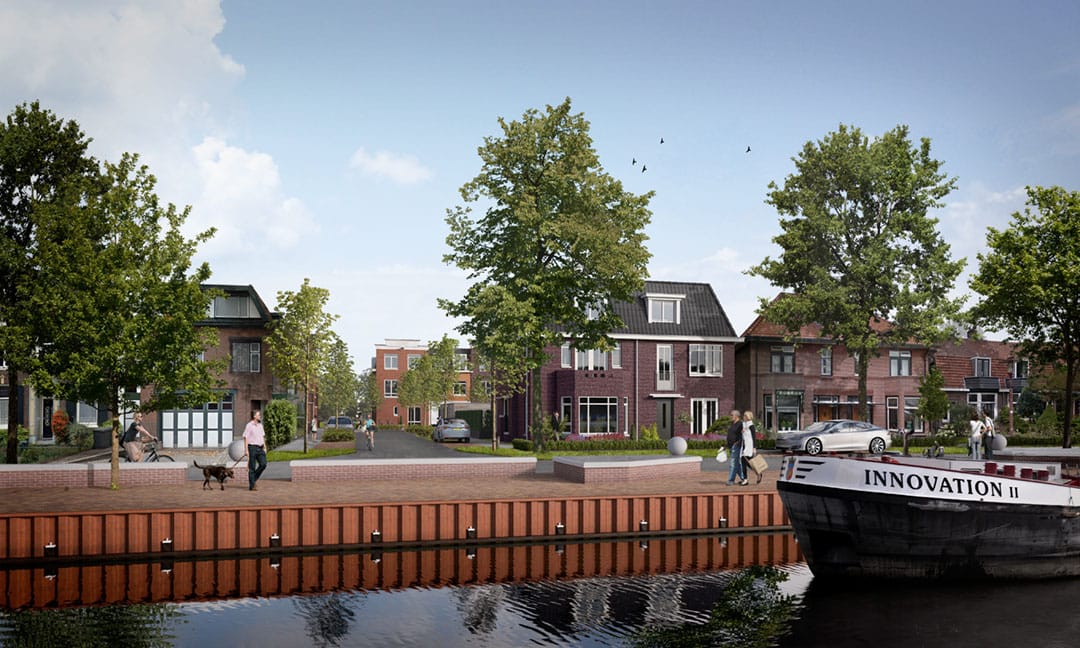 Hofje bij de kade te Nieuwegein Hofje bij de kade te Nieuwegein